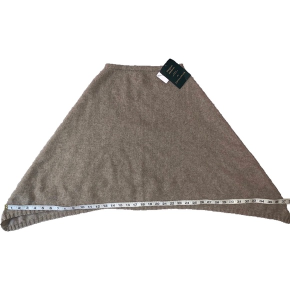 Lothlorian NZ Merino Wool Possum Poncho Sweater - Picture 7 of 11